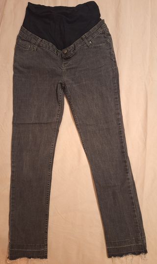 Pantalón premamá La Redoute gris T.36