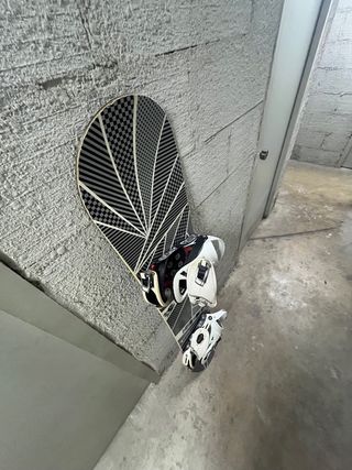 Tabla de Snowboard con Fijaciones