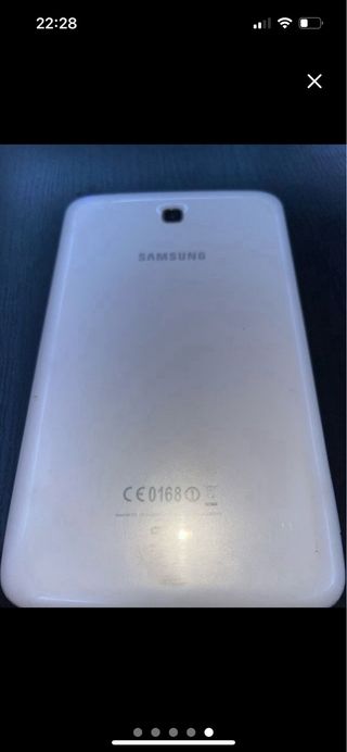 Tablet Samsung Blanca Pantalla Rota