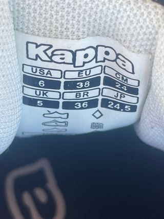 Zapatillas Kappa Negras y Moradas Talla 38
