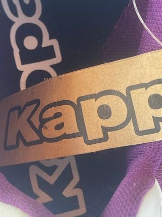 Zapatillas Kappa Negras y Moradas Talla 38
