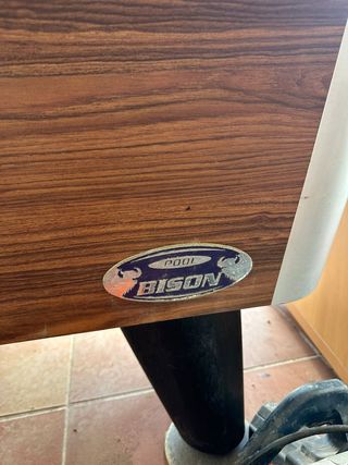 Mesa de billar profesional, marca Bison.
