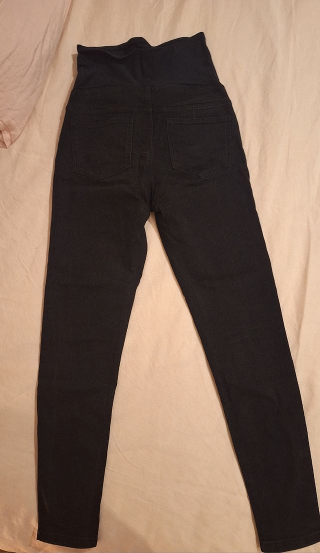 Pantalón vaquero premamá Mamalicious negro T. M