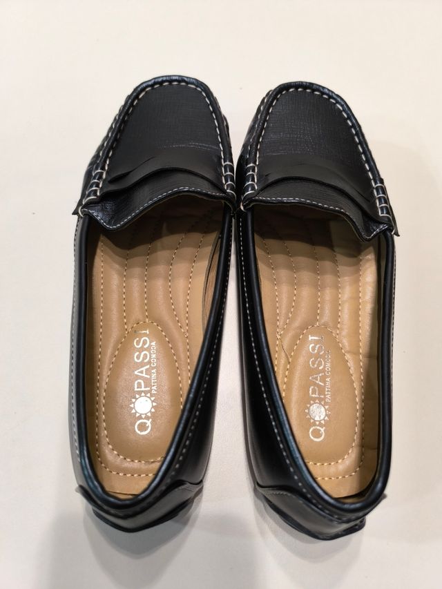 Mocasines azul oscuro marca Qopassi