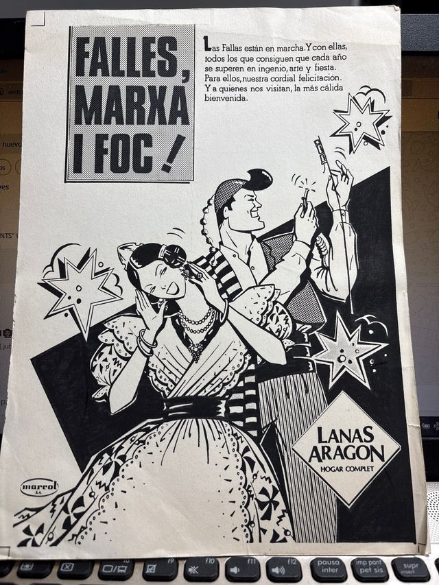 Lámina Fallas Lanas Aragón Hogar Complet