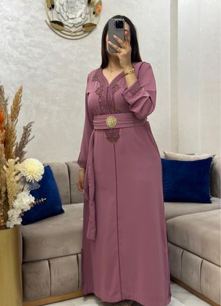 Kaftán Marroquí Lujoso Talla Única