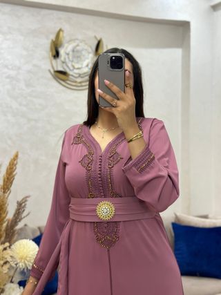 Kaftán Marroquí Lujoso Talla Única