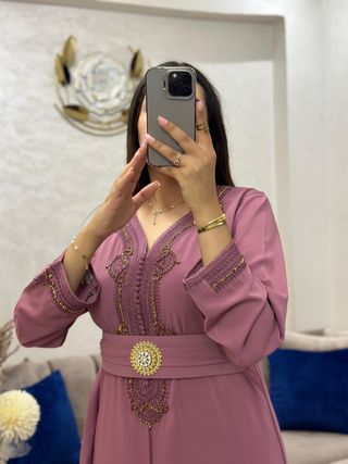 Kaftán Marroquí Lujoso Talla Única