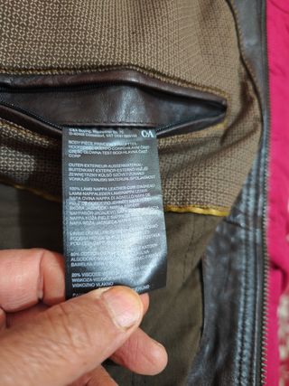 Bomber in vera pelle marrone