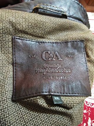 Bomber in vera pelle marrone