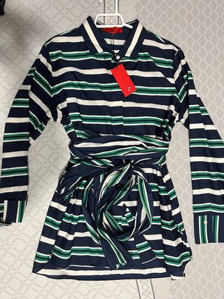 Blusa Carolina Herrera Talla L Rayas