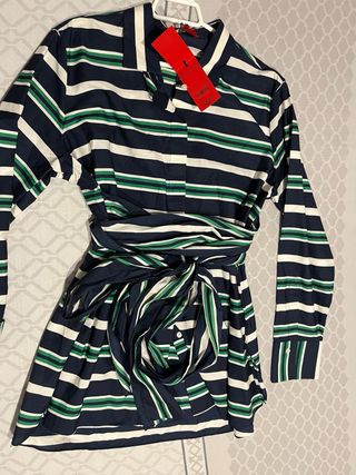 Blusa Carolina Herrera Talla L Rayas