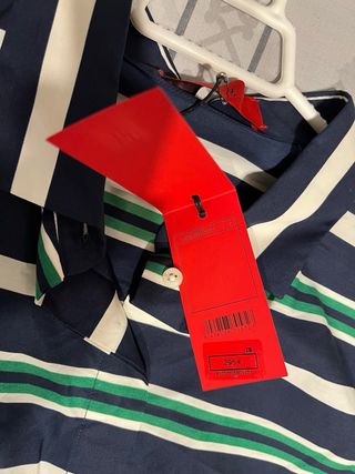 Blusa Carolina Herrera Talla L Rayas
