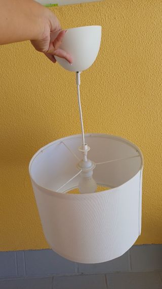 Lámpara de techo colgante blanca