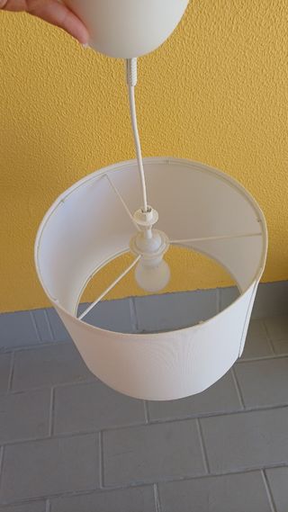 Lámpara de techo colgante blanca