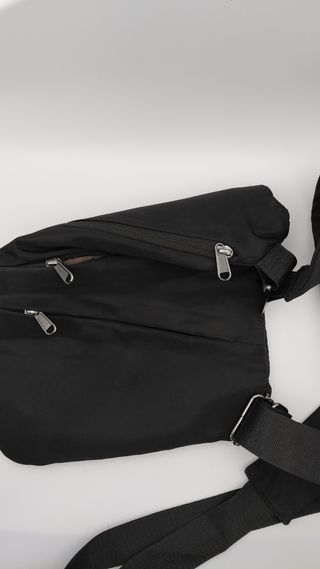 Bandolera antirrobo negra