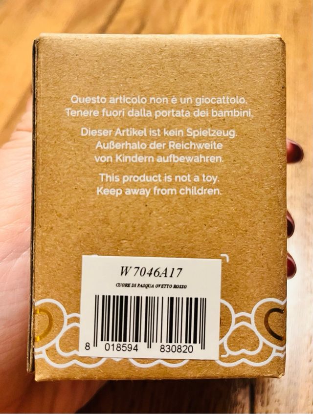 Decorazione Ovetto Rosa Thun