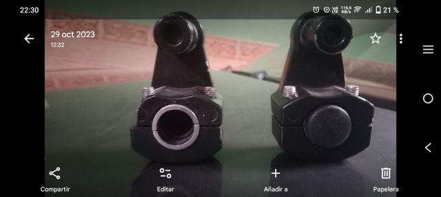 Alzas y tija con manillar BMW F800