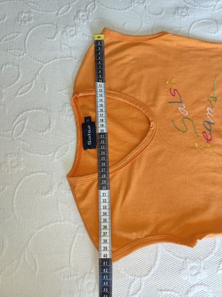 T-shirt Salsa Vintage Laranja Tamanho M