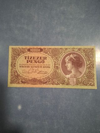 10000 Pengo 1945 Hungría