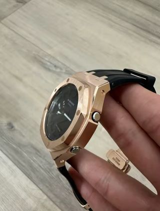 Casio G-Shock GA-2100 Modificado Dorado y negro