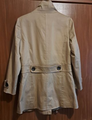 Abrigo Cortefiel beige outershell