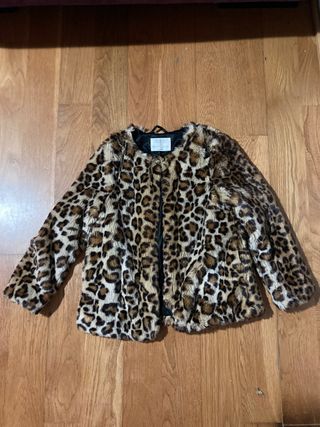 Chaqueta Zara Animal Print Talla 6/7 años
