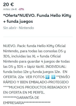OFERTA*NUEVO*2 Fundas Hello Kitty 