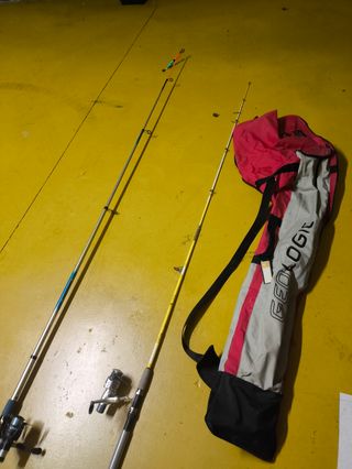 Caja de pesaca mas cañas y funda 