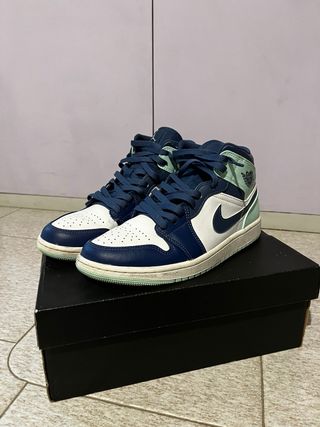 Jordan 1 Mid Mystic Navy Mint
