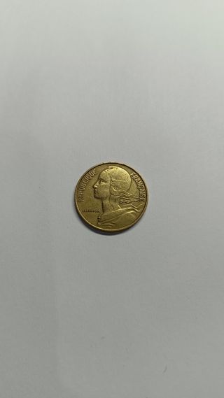 Moneda de 20 céntimos Francia 1963