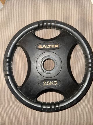 Disco Pesas Salter Caucho 2.5 Kg