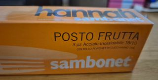 N.2 Sambonet confezioni di posate "Posto Frutta