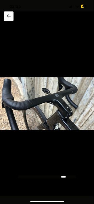 Cuadro y manillar Cannondale SuperSix EVO