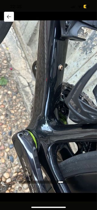 Cuadro y manillar Cannondale SuperSix EVO