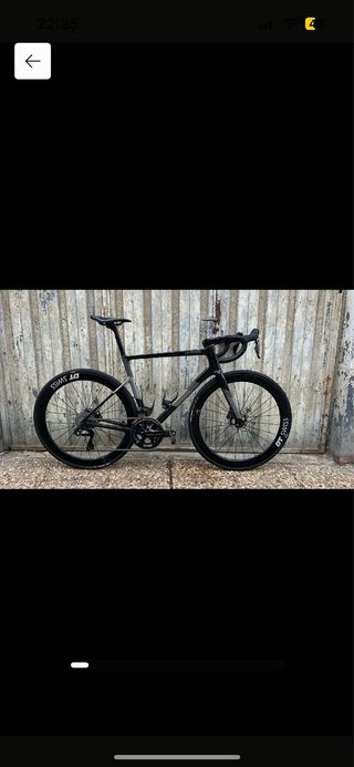 Cuadro y manillar Cannondale SuperSix EVO