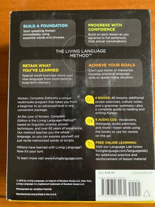 Curso completo de coreano (en inglés)