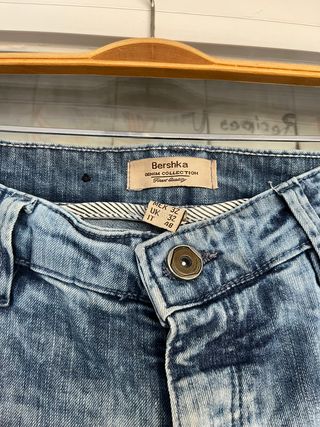 Pantalón Vaquero Bershka Skinny de Hombre
