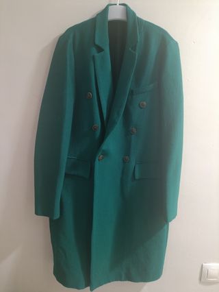 Chaqueta gabardina verde