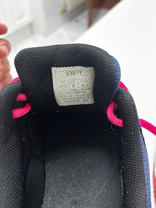 Zapatillas pádel Asics azul/rosa