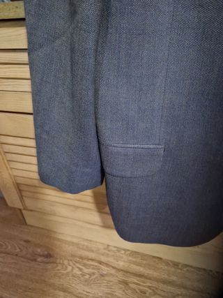 Americana gris hombre