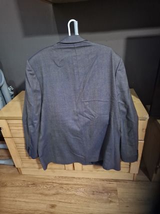 Americana gris hombre