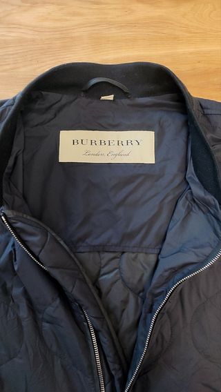 Chaleco Burberry Talla 52 Negro