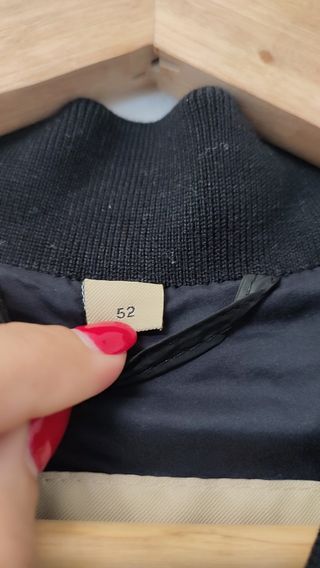 Chaleco Burberry Talla 52 Negro
