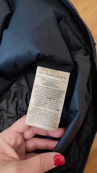Chaleco Burberry Talla 52 Negro