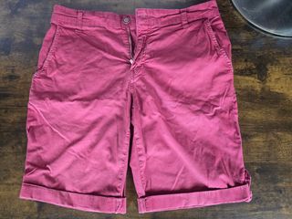 Pantalones cortos hombre talla 40 rojos