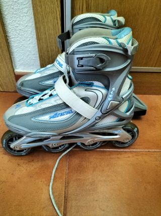 Patines en línea MÍtical grises y azules