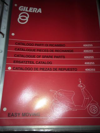 Catalogo Ricambi Gilera 406255 Easy Moving