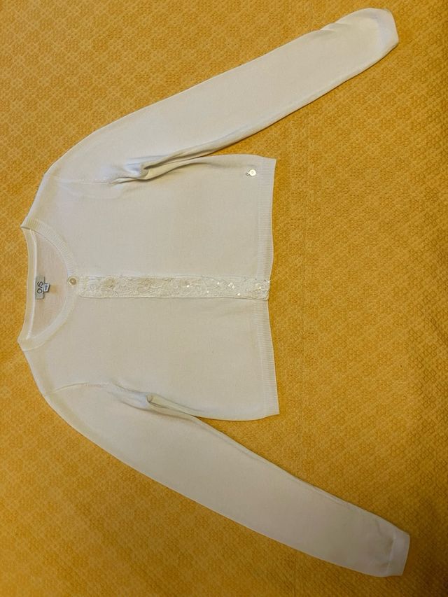 Cardigan bianco OVS ragazza Tg 12 anni
