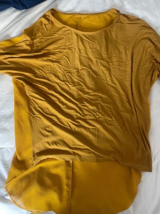 Blusa mostaza mujer Talla L